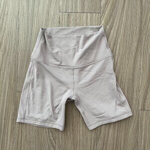 Lululemon Mauve Grey Align Short 6”